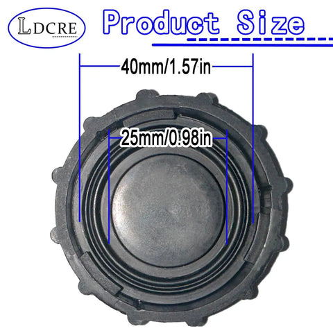 Brake Fluid Reservoir Cap Replacement For Ford F150 1997 1999 2009 2013 Expedition 1997 2002 2007 2017 Lincoln Navigator 1998 2002 2007 2017 Master Cylinder Filler Cap Easy Fit No Hassle Install OE Style top view with measurements