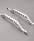 Beefed Up Lower Radius Rods Arched Arms For RZR XP 1000 RS1 And Turbo 2014 2023 Aluminum Silver Finish Upgrade With 10mm Version 2014 2017 And 12mm Version 2017 2023 silver aluminum pair