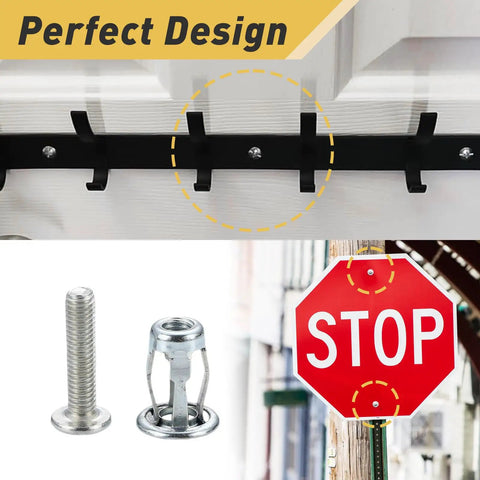 Heavy Duty M4 X 20 Hollow Door Anchor Set Features 50 Stainless Steel Drywall Fixings For Sheet Metal Aluminum Pipes Cavity Walls Rock Solid Versatile No Fuss Install showing anchor and screw designs.