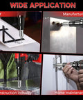 Gpaentsn Cordless Rivet Gun Compatible With Milwaukee M18 Tool Only 1/8 To 3/16 Inches Rivets used in various applications like DIY and metal fabrication.