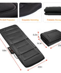 Full Body Massage Mat With Heat And Vibration 10 Motor Back Massage Pad for bed and sofa, soft polyester, foldable storage