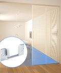 3 Pack Jamb Mounted Pocket Door Bottom Guides For 1 3/8 Inch Thick Doors Replacement Floor Guide shown on sliding doors