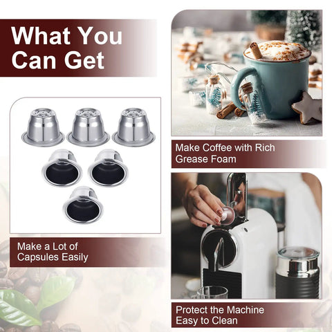 204 Pack Espresso Capsule Foil Seals Aluminum Lids And Stickers For Reusing 37 mm Pods, Compatible With Most Espresso Machines