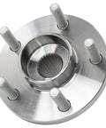 Beefed-Up Wheel Bearing And Hub Kit For 2013 To 2019 Ford Escape And 2015 To 2019 Lincoln MKC - Includes Two Front Wheel Bearings And Two Front Hubs, Durable Aftermarket Replacement For Front Wheel Assembly, With DIY Video Guide close-up of a front wheel hub component