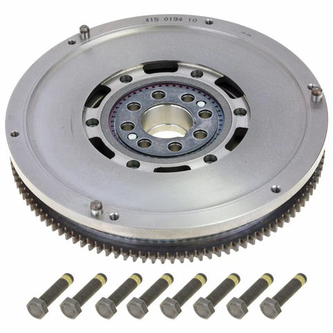 Heavy Duty Clutch Flywheel For 1996 To 1998 2001 To 2002 BMW M3 Z3 showing dual mass design with bolts for installation.