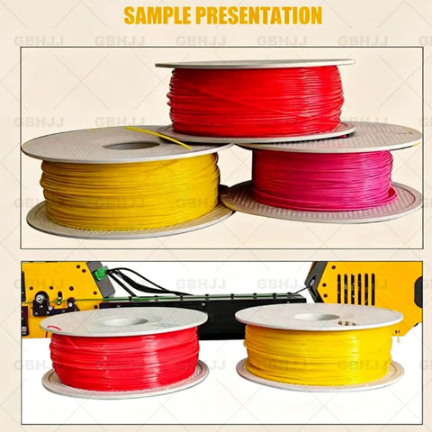 Desktop 3D Filament Extruder Recycler With Auto Coil Winding And Integrated Filament Holder For Hassle Free Resin Pellet Melting And Butter Smooth Continuous Output