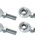 Beefy Chrome Plated 4130 Chromoly One Half Inch Rod End Joints Set Of Four XMR8 T With SAE Thread Pitch One Half Inch And 16428 Lb Lateral Load Rating For Heavy Duty Automotive Off Road Use, four chrome rod ends