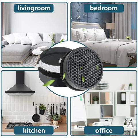 Three Pack Replacement Filter For LV H132 Air Purifier H13 Activated Carbon Filtration 3 In 1 Pre Filter System Easy Install