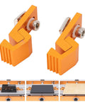 Cool Glomora 2Pcs Aluminum Tiger Claw Side Clamps For 3018 Pro Ultra CNC Machine with serrated grip design.