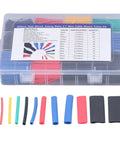 Solid Jeanoko Heat Shrink Tubing Kit With 800Pcs Insulated Sleeves For Electrical Repair, Wire Bundling, Color Coding And Serious DIY Projects To Keep Your Cables Protected And Organized Like A Boss This Must Have Tool Makes Daily Maintenance Super. assorted sizes in storage case