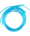 Four Sizes Fuel Line Hose Kit For Small Engines showing blue coiled hoses for two cycle carburetors on trimmers and chainsaws