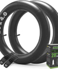 Fat Bike Tube 20X4.0 With Schrader Valve Butyl Rubber Inner Tube For Electric Bikes And Mountain Bikes Includes 2 Tire Levers Durable And Shock Absorbing 2 Pack