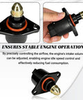 Idle Air Control Valve Replacement For Stable Engine Idle And Smooth Running, throttle stepper motor in a hand