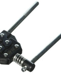 Roller Chain Breaker Tool For 25 To 60 Chains With Replacement Tip Included, Heavy Duty High Carbon Steel Build, side view