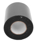 Heavy Duty Window Screen Repair Tape 80mm By 9.15m Transparent Self Adhesive Patch For Mesh Doors Tents Pool Nets And Car Screens Black Weatherproof Reinforced Fiberglass Mesh For Extra Strong Adhesion For Flexible DIY Repairs roll front view