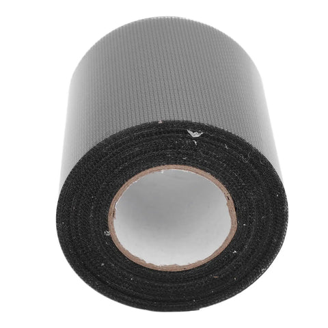 Self Adhesive Window Screen Repair Tape Easy Peel And Stick Transparent Mesh Patch For Quick Fix On Door Screens Car Windows And Tents Black Durable Weatherproof For Indoor And Outdoor Use