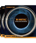 Bi Metal Band Saw Blade Two Pack Ten To Fourteen Teeth Per Inch Raker Set For Non Ferrous Metals Aluminum Copper Lead Zinc Tin
