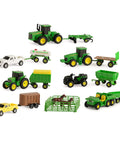 John Deere Farm Toy Set 1 64 Scale Tractors And Trucks Playset With Fencing And Horse Figure 26 Piece Durable Die Cast Farm Collection