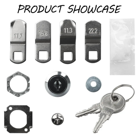 Five Eighth Inch Cam Lock Kit L425 Replacement RV Drawers Doors Mailboxes Vending Machines Cabinets Keys Grease