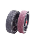 Top Rated Resin Diamond Sanding Wheel Perfect For Polishing Gemstones Glass And Plastics With Flex That Keeps Things Cool While Giving You A Super Smooth Shine On Tough Jobs Without Any Mess Or Heat Damage! Two sanding wheels with different grits.