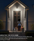 Indoor Motion Sensor Light Bulb A19 E26 13W Equal To 100W Daylight 5800K Dusk To Dawn Security Night Light With PIR Motion Detector No Fuss Auto On When Motion Is Detected Easy Install 5 Pack lighting a front porch at night