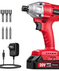 20V Brushless Impact Driver Kit With Two-Speed Variable Speed, Cordless Power For Quick, No-Nonsense DIY And Pro Jobs