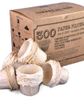 Unbleached Disposable K-Cup Paper Filters For Keurig Single Serve Coffee Compatible With Ekobrew EZ-Cup And Other Reusable K-Cup Filters 300 Count Sediment-Free Brew Every Time