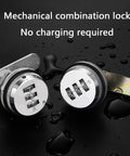 Mechanical combination lock for Heavy Duty EV Charger Wall Mount Armor With Secure Combo Lock And Wide Breeze Passages Indoor Outdoor Power Plug Shield