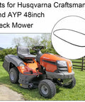 Solid Rubber Lawnmower Drive Belt For 48 Inch Decks on Husqvarna and Craftsman AYP riding mower