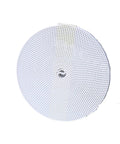 Built Tough Gt2 Timing Belt For 3D Printers And Cnc Routers, circular white open drive belt with perforated design.