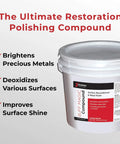 Buff Magic Compound The Go To Multi Purpose Restoration Polish For Stainless Hardware And Railings 10lb Pink With Pro Abrasives