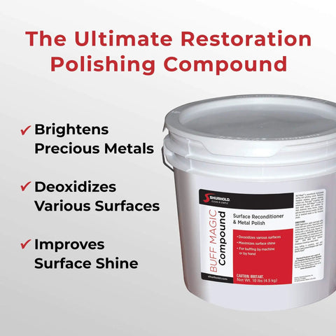 Buff Magic Compound The Go To Multi Purpose Restoration Polish For Stainless Hardware And Railings 10lb Pink With Pro Abrasives