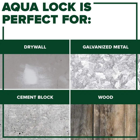 Aqua Lock Plus 100 Percent Acrylic Water Based Stain Blocking Primer Sealer White Gallon for drywall, metal, cement, wood.