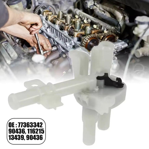 Heavy Duty Engine Coolant Housing Assembly For Cars Quick Swap Thermostat Replacement Kit on automotive engine during installation.