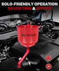 Premium Coolant Funnel Kit With Integrated Vacuum Bleed Tank for easy fluid transfer during maintenance.