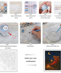 Step-by-step guide for Desert Camp Pepper Paint By Numbers Kit For Adults Easy Beginner Friendly With Frameless Textured Canvas