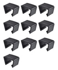 10 Pack Outdoor Patio Rattan Furniture Clips For Wicker Sectional Sofas, Universal Connector Fasteners That Prevent Sofa Movement Between Two Tubes, 2.05 Inch Wide