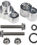 AC Block Off Kit Line Terminator For Rear Air On 2000 To 2013 Chevrolet Suburban GMC Suburban 1500 2500 Yukon Denali XL Tahoe Cadillac Escalade Includes HNBR Washers And Mounting Hardware.
