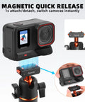 Magnetic lock on 21 Inch Grab And Go Portable Selfie Stick Tripod With Quick Release for X5 Ace Pro 2 action cameras