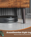 Scandinavian style legs of Lift Top Coffee Table With Hidden Storage For Living Room Adjustable Height Up To 6.3 Inches
