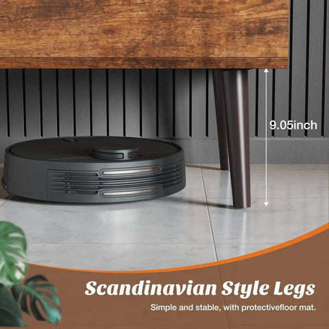 Scandinavian style legs of Lift Top Coffee Table With Hidden Storage For Living Room Adjustable Height Up To 6.3 Inches