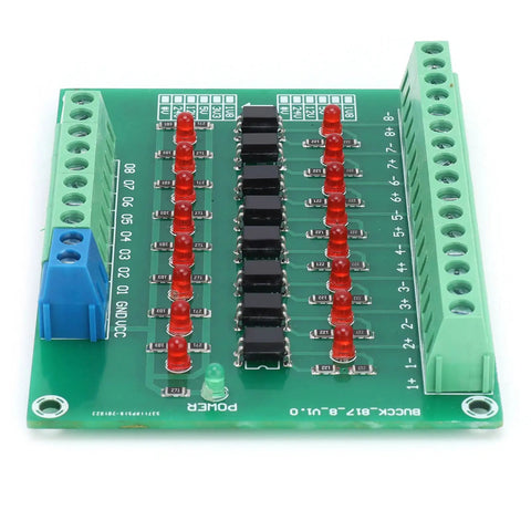 8 Channel Optical Isolation Module For PLCs With 20kHz Switching Frequency Optocoupler Converter Board Plug And Play 12V To 3.3V