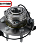 Front Wheel Bearing And Hub Assembly 6 Lug With ABS For 4WD Vehicles Fits Chevy Silverado Suburban Tahoe GMC Sierra 1500 Yukon XL Cadillac Escalade ESV EXT 4x4 Low Runout Noise Free Operation