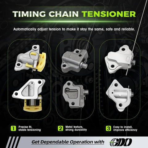 3.6L Pentastar Timing Chain Tensioner Kit for Dodge Durango 2011-2015, Charger 2011-2017, and more