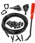 All In One Windshield Washer Nozzles Kit Replacement For 08 17 Dodge Grand Caravan 11 17 Ram 1500 2500 And Chrysler Jeep OEM 4805742AB