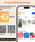 Image of HGsmart app on smartphone showing features for Dead Simple Smart Cat Feeder With Solid Wifi And Smartphone App Control.