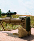 Beefy 1000 Denier Shooting Rest Bag Pre Filled Rifle Support for Long Range Outdoor Range and Hunting Use with rifle on sack