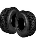 Tubeless Knobby Tire Set 19x7-8 For Mini Bikes Go Karts ATVs Quads And Other 4 Wheelers 4 Ply Z-129 2Pc displayed on white background