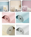 Hassle Free Peel And Stick Self Adhesive Wallpaper Roll Hella Waterproof Moisture Proof Thermal Insulation Wall Sticker Pasteless Contact Paper Super Snazzy Home Decor Big Time Upgrade 50X300Cm Wrap in various colors on display.