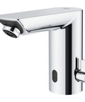 Baucosmopolitan E Touchless Electronic Faucet With Temperature Control Lever Battery Powered Hands Free Infrared Sensor Water On Off